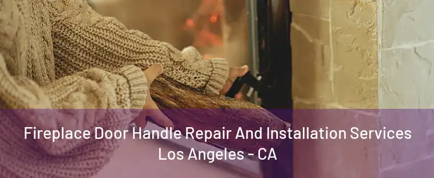 Fireplace Door Handle Repair And Installation Services Los Angeles - CA