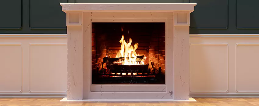 Decorative Electric Fireplace Installation in Los Angeles, California