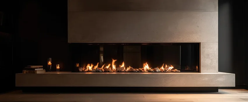 Gas Fireplace Ember Bed Design Services in Los Angeles, California