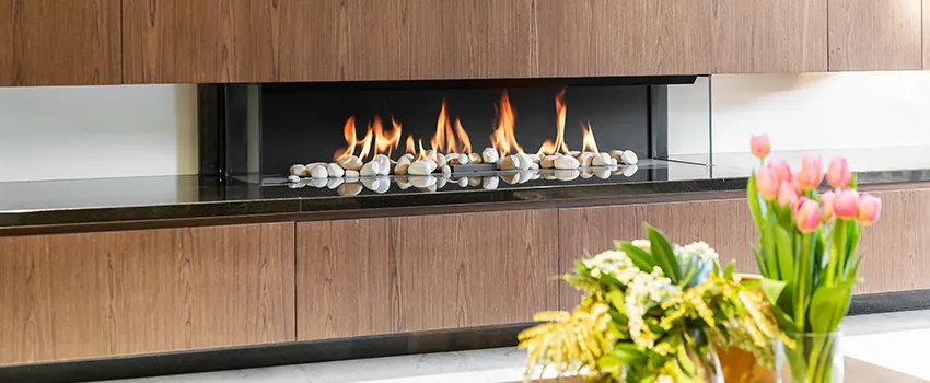 Double-height Fireplace Design Refurbishment in Los Angeles, California