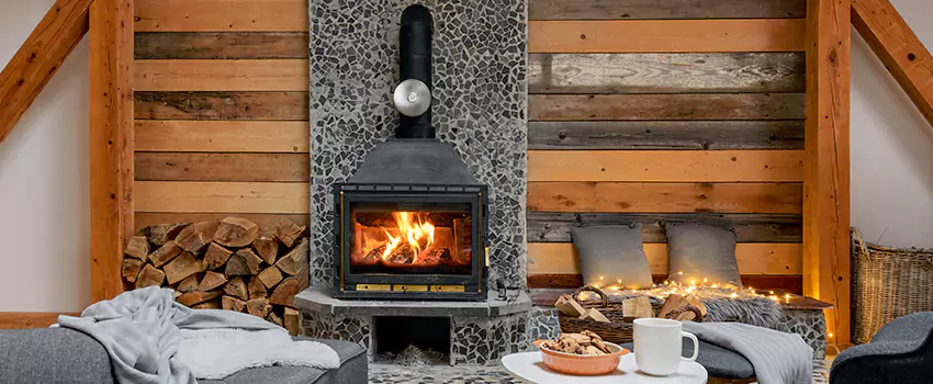 Thelin Hearth Products Direct Vent Gas Stove Fireplace Inspection in Los Angeles, California